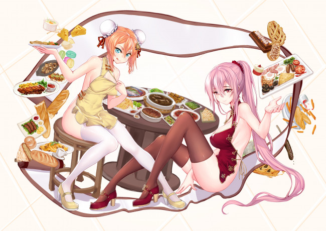 Обои картинки фото battleship girls, аниме, unknown,  другое , девушка, взгляд, фон