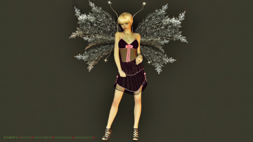 Картинка календари 3д-графика девушка