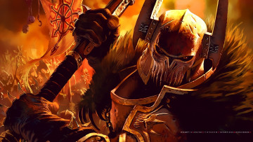 Картинка календари видеоигры шлем оружие воин