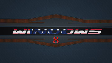 Картинка компьютеры windows+8 фон логотип