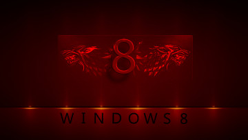 Картинка компьютеры windows+8 фон логотип