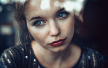 Картинка девушки -unsort+ лица +портреты лицо блики