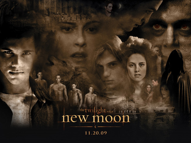 Обои картинки фото кино фильмы, the twilight saga,  new moon, сумерки