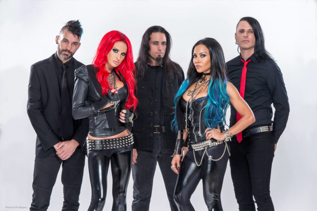Обои картинки фото butcher babies, музыка, группа