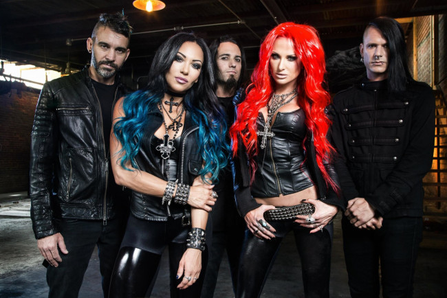 Обои картинки фото butcher babies, музыка, группа