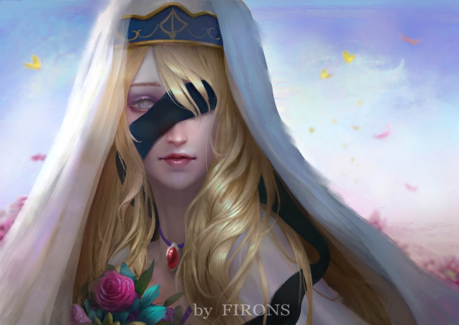 Обои картинки фото аниме, goblin slayer, девушка