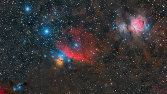 Обои картинки фото космос, галактики, туманности, туманность, ориона