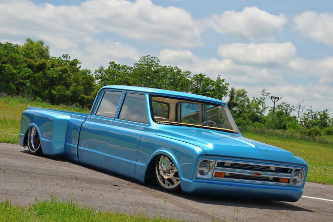 Обои картинки фото автомобили, custom pick-up, chevrolet