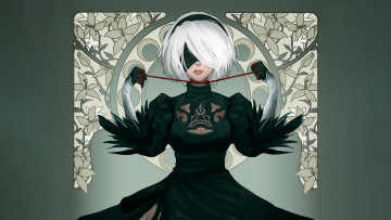 Картинка видео+игры nier +automata automata