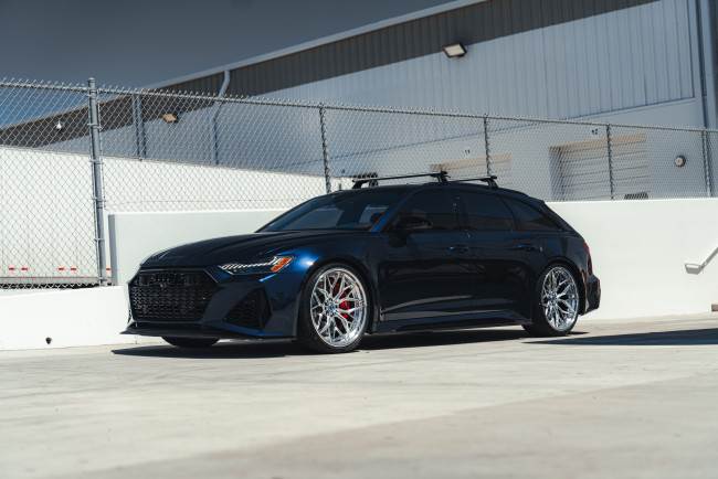 Обои картинки фото audi rs6, c8, автомобили, audi, rs6, blue, sportcar