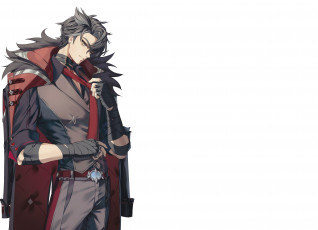 Картинка аниме genshin+impact парень