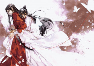 обоя аниме, tian guan ci fu, хуа, чэн, се, лянь