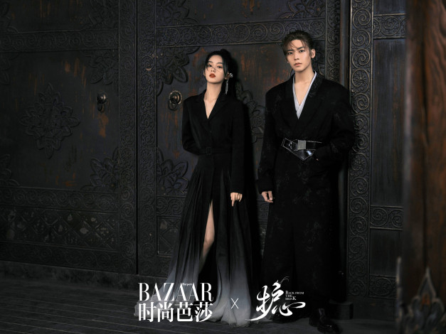 Обои картинки фото разное, знаменитости, neo, hou, актеры, костюмы, ворота