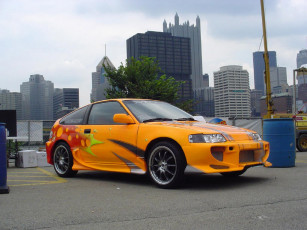 Картинка honda crx автомобили