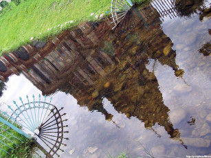 Картинка питер отражения прогулки по петергофу города санкт петербург петергоф россия