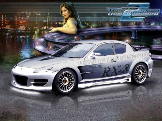 Обои картинки фото nfs, underground, ll, видео, игры, need, for, speed