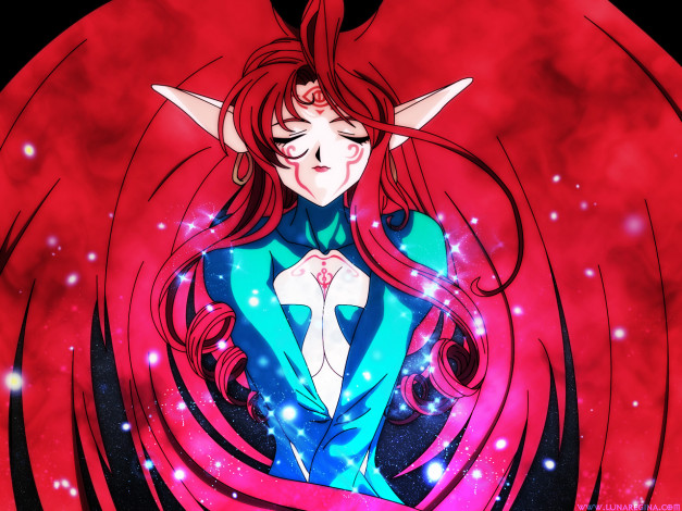 Обои картинки фото shamanic, princess, аниме