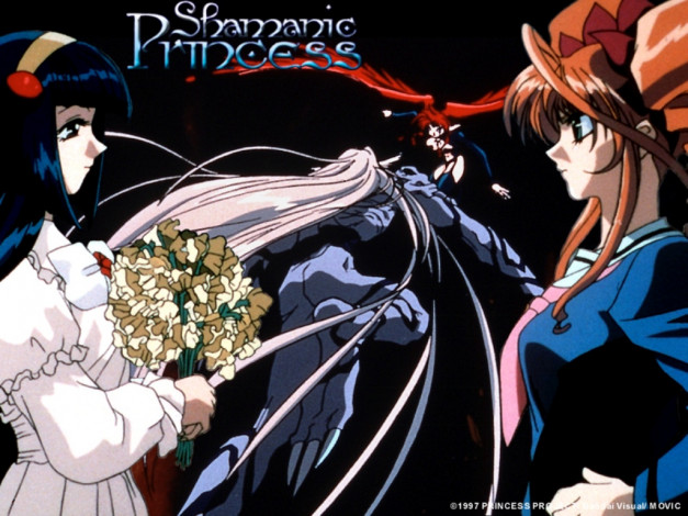 Обои картинки фото shamanic, princess, аниме