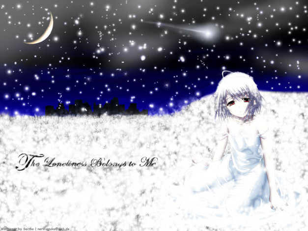 Обои картинки фото аниме, white, clarity