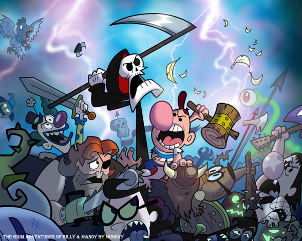 Обои картинки фото the, grim, adventures, of, billy, mandy, видео, игры