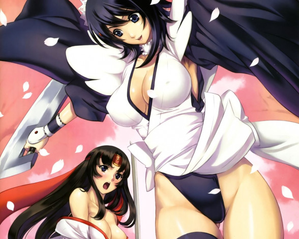 Обои картинки фото queen`s, blade, аниме