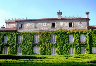 Картинка города здания дома испания виго