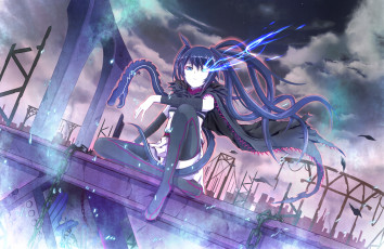 Картинка аниме black rock shooter