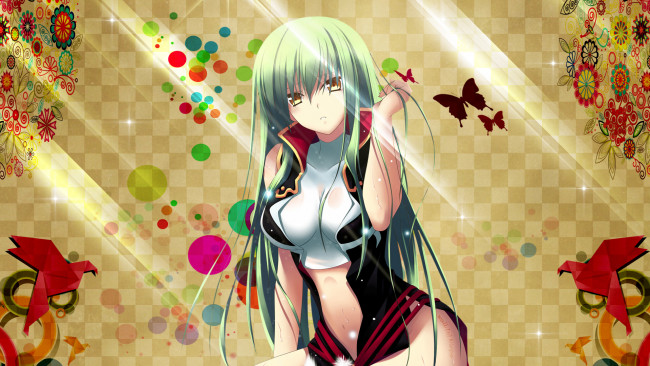 Обои картинки фото аниме, code, geass, cc