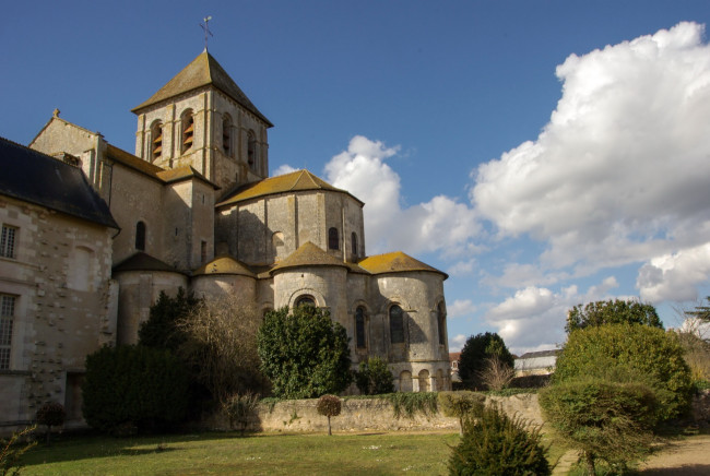Обои картинки фото франция, сен, савен, города, дворцы, замки, крепости, замок