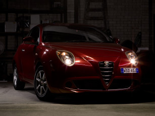 Картинка автомобили alfa+romeo alfa romeo mito au-spec 955 2014 красный
