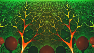 Картинка 3д+графика fractal+ фракталы узор цвета фон