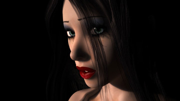Картинка 3д+графика portraits+ портрет девушка взгляд