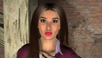 Картинка 3д+графика portraits+ портрет девушка взгляд