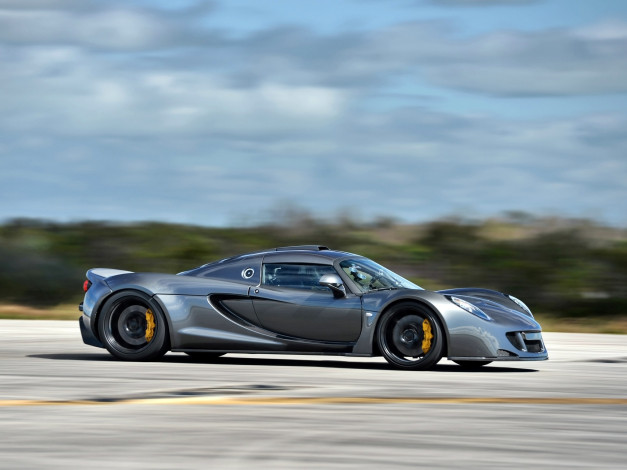 Обои картинки фото автомобили, lotus, hennessey, venom, gt, world, speed, record, car, 2014, темный