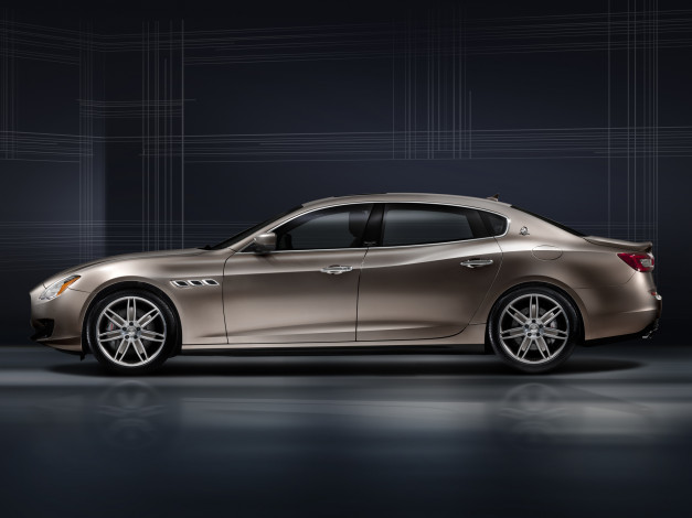 Обои картинки фото автомобили, maserati, quattroporte, ermenegildo, zegna, 2014