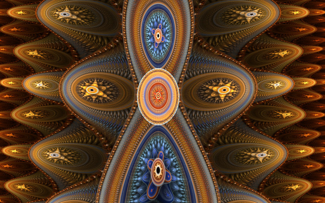 Обои картинки фото 3д графика, fractal , фракталы, узор, цвета, фон