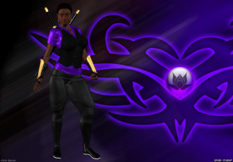 Картинка 3д+графика фантазия+ fantasy оружие символ фон взгляд девушка