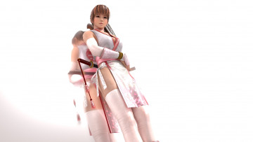 обоя 3д графика, аниме , anime, фон, взгляд, девушка