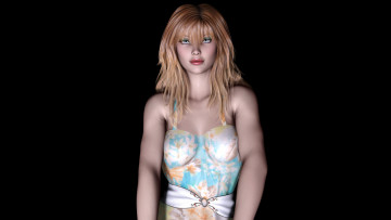 обоя 3д графика, люди , people, фон, взгляд, девушка