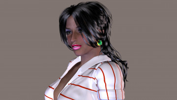 Картинка katarina 3д+графика люди+ people взгляд девушка фон