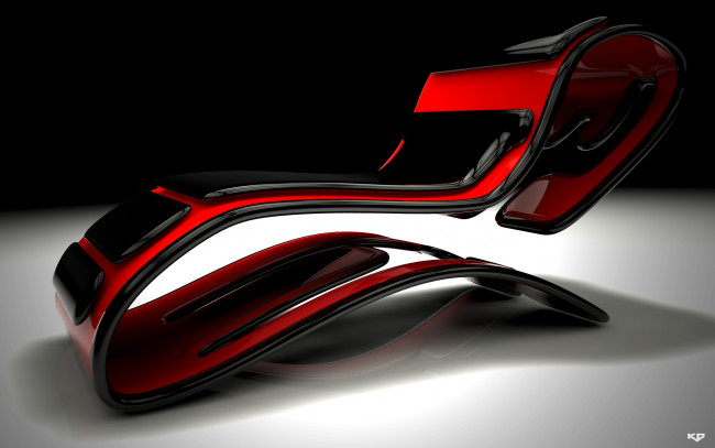 Обои картинки фото 3д графика, абстракция , abstract, шезлонг, цвета, узор, фон