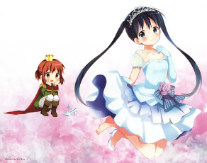 Картинка аниме unknown +другое hara yui kiniro mosaic inokuma youko komichi aya