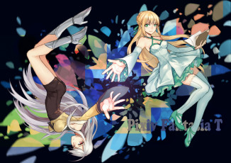 Картинка аниме pixiv+fantasia девушки