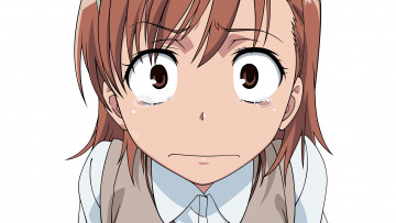 Картинка to+aru+kagaku+no+railgun аниме девушка взгляд фон