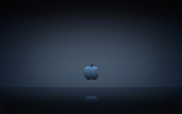 Картинка компьютеры apple логотип фон отражение