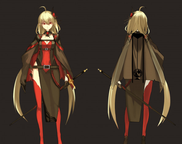 Обои картинки фото аниме, pixiv fantasia, девушка