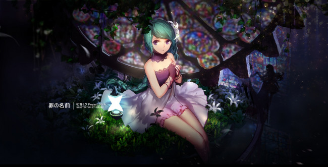 Обои картинки фото аниме, vocaloid, девушка