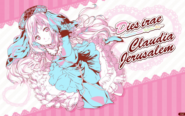 Обои картинки фото judgement day, аниме, dies irae, девушка, фон, взгляд