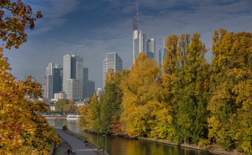 Картинка frankfurt города франкфурт-на-майне+ германия панорама