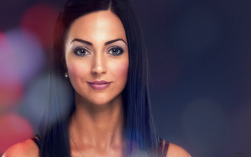 Картинка девушки -unsort+ лица +портреты брюнетка улыбка лицо